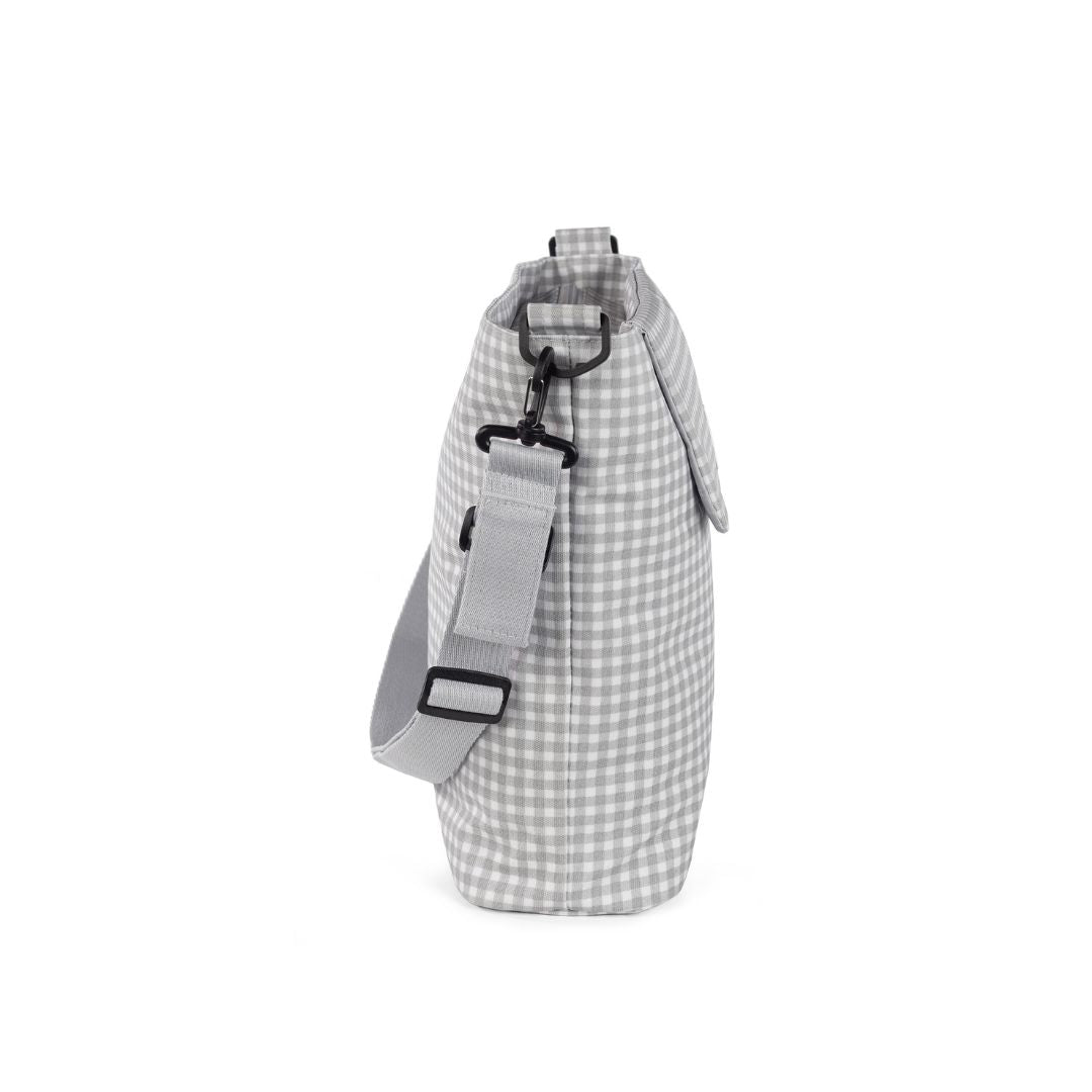 Bolso maternidad Vichy gris
