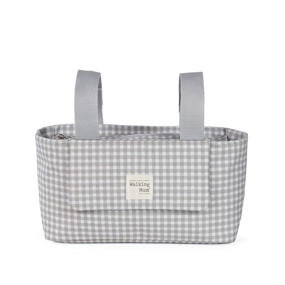 Bolso organizador Vichy gris