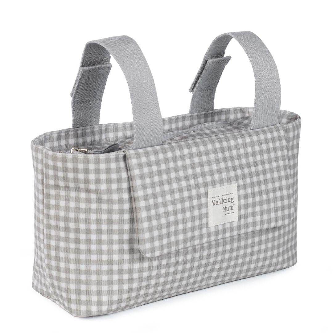 Bolso organizador Vichy gris