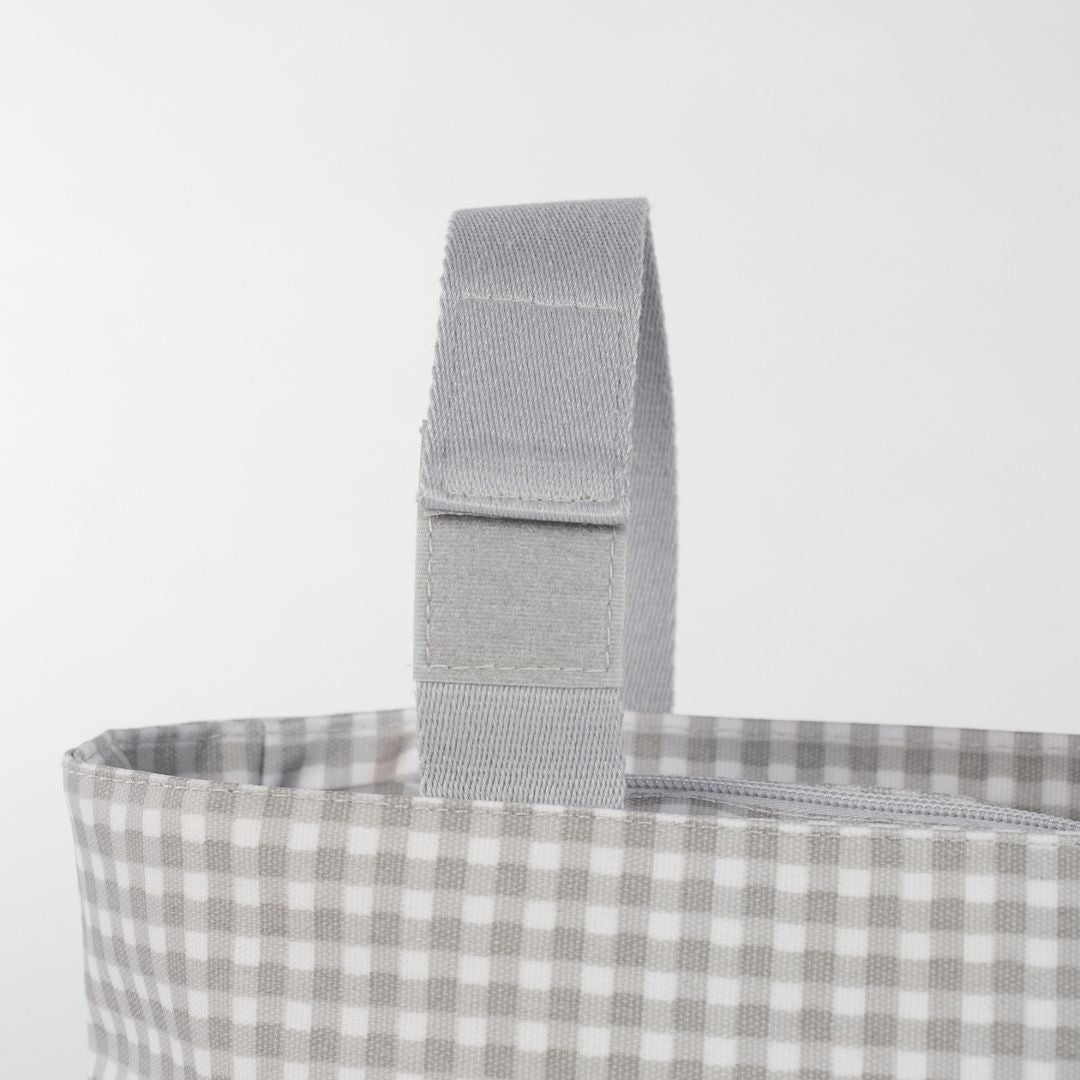 Bolso organizador Vichy gris