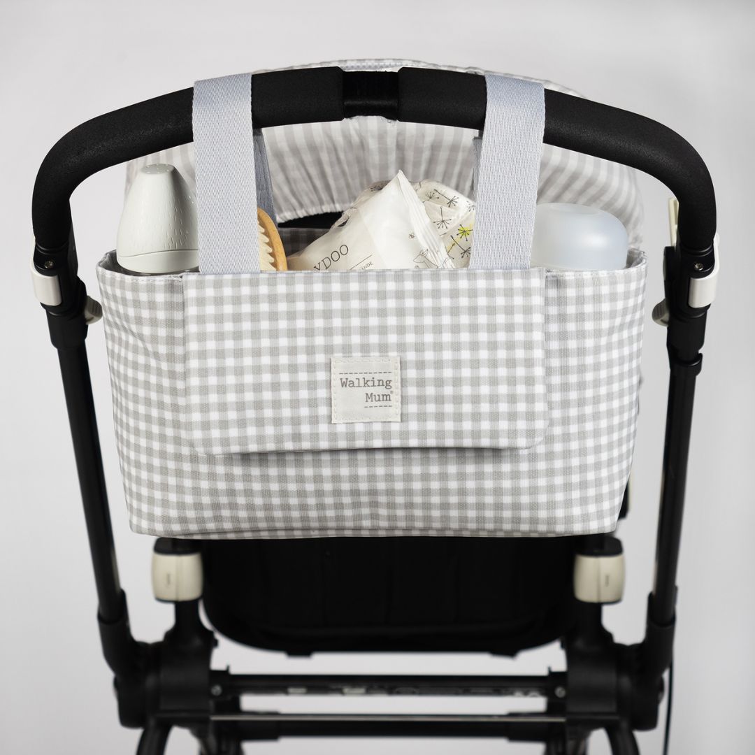 Bolso organizador Vichy gris