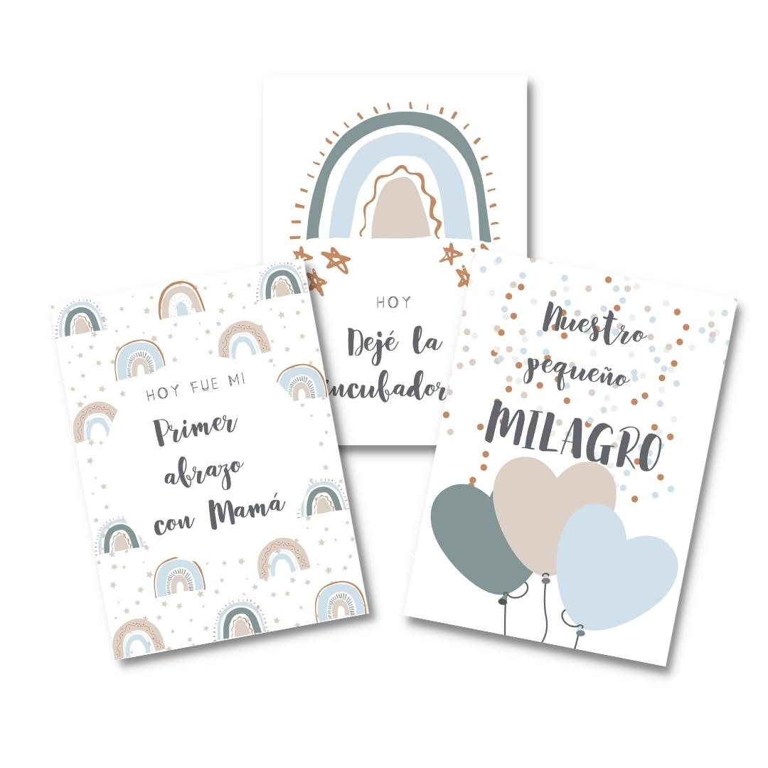 Tarjetas de Fotos de Hitos Prematuro Niño