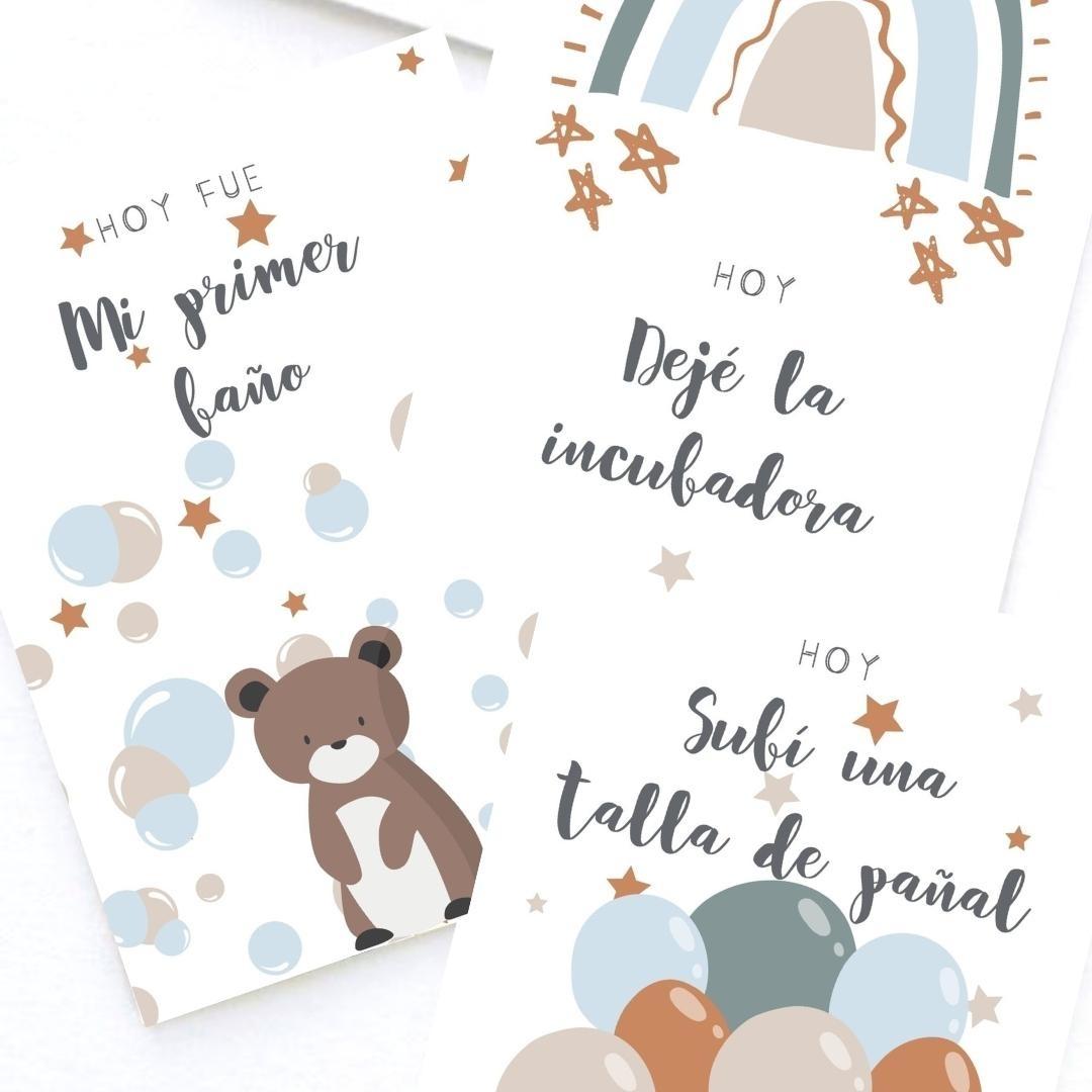 Tarjetas de Fotos de Hitos Prematuro Niño