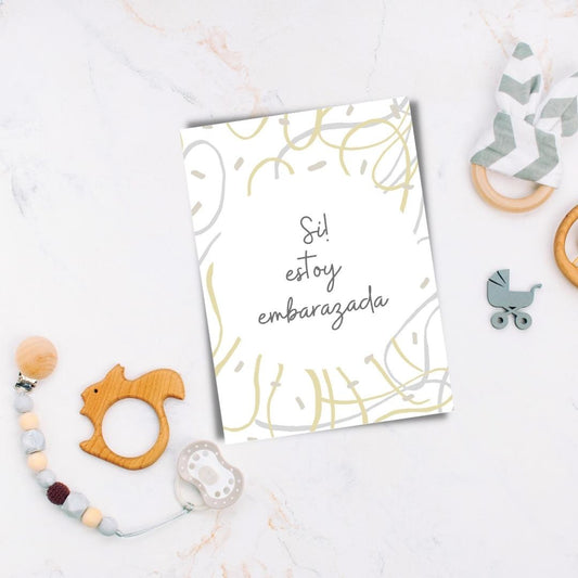 Tarjetas para Fotos Si! Estoy Embarazada