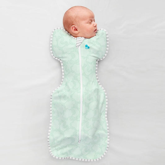 Swaddle UP™ Etapa 1 - Algodón Orgánico - TOG 1.0 - Celestial Dot Mint