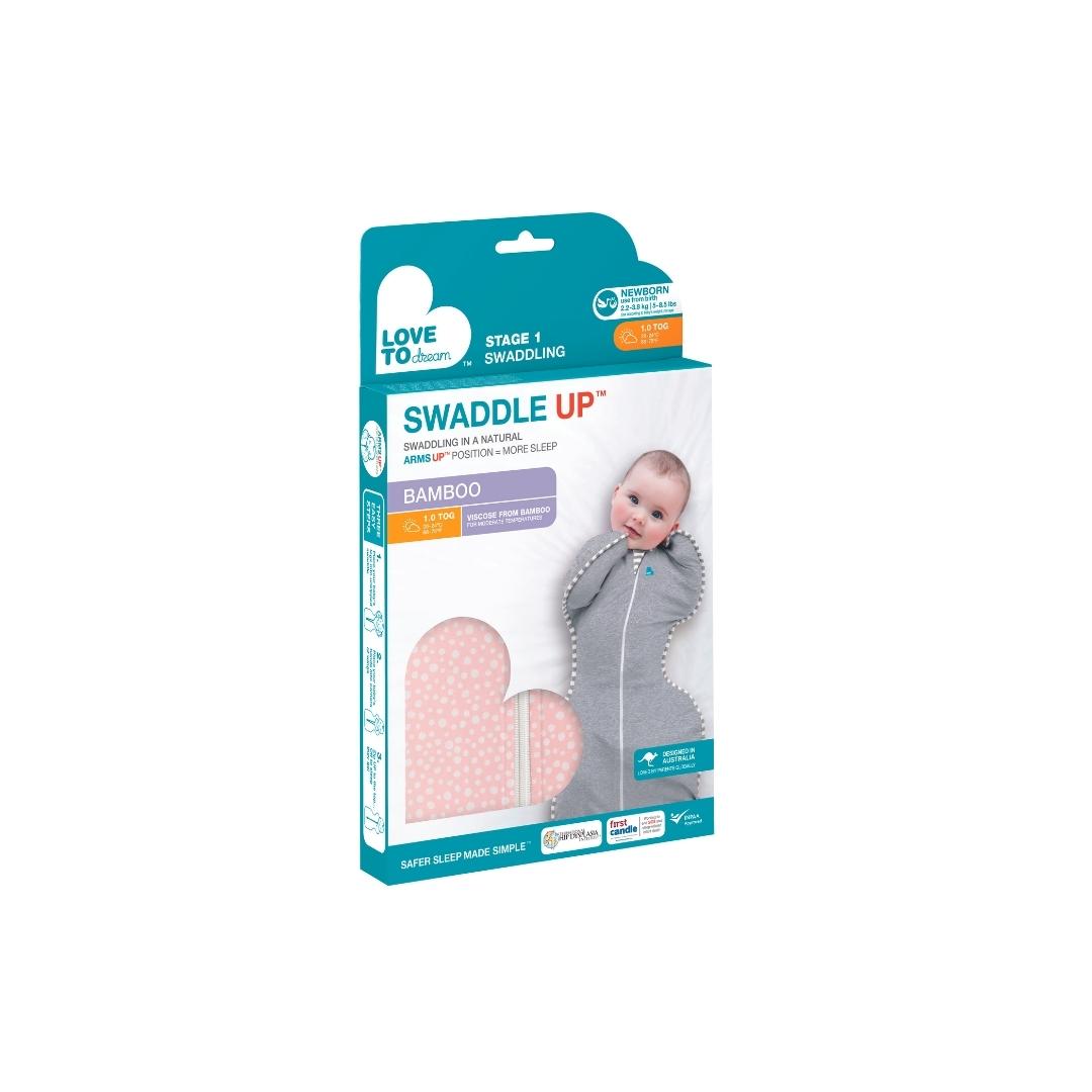 Swaddle UP™ Etapa 1 - Bambú - TOG 1.0 - Pink Dot