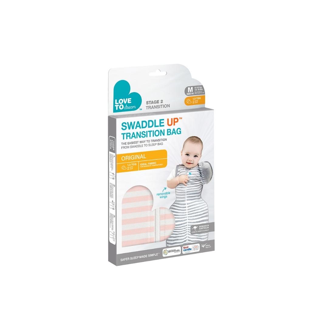 Swaddle UP™ Transición Etapa 2 – TOG 1.0 – Dusty Pink