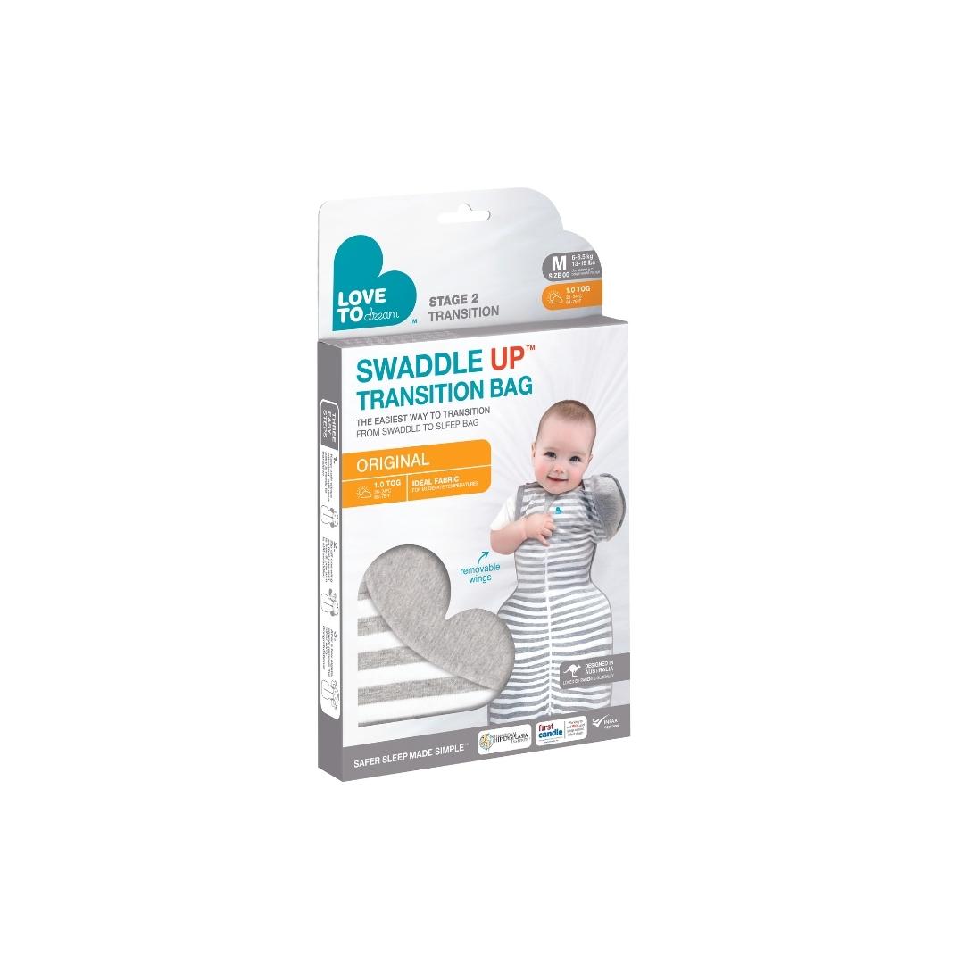 Swaddle UP™ Transición Etapa 2 - TOG 1.0 - Gris