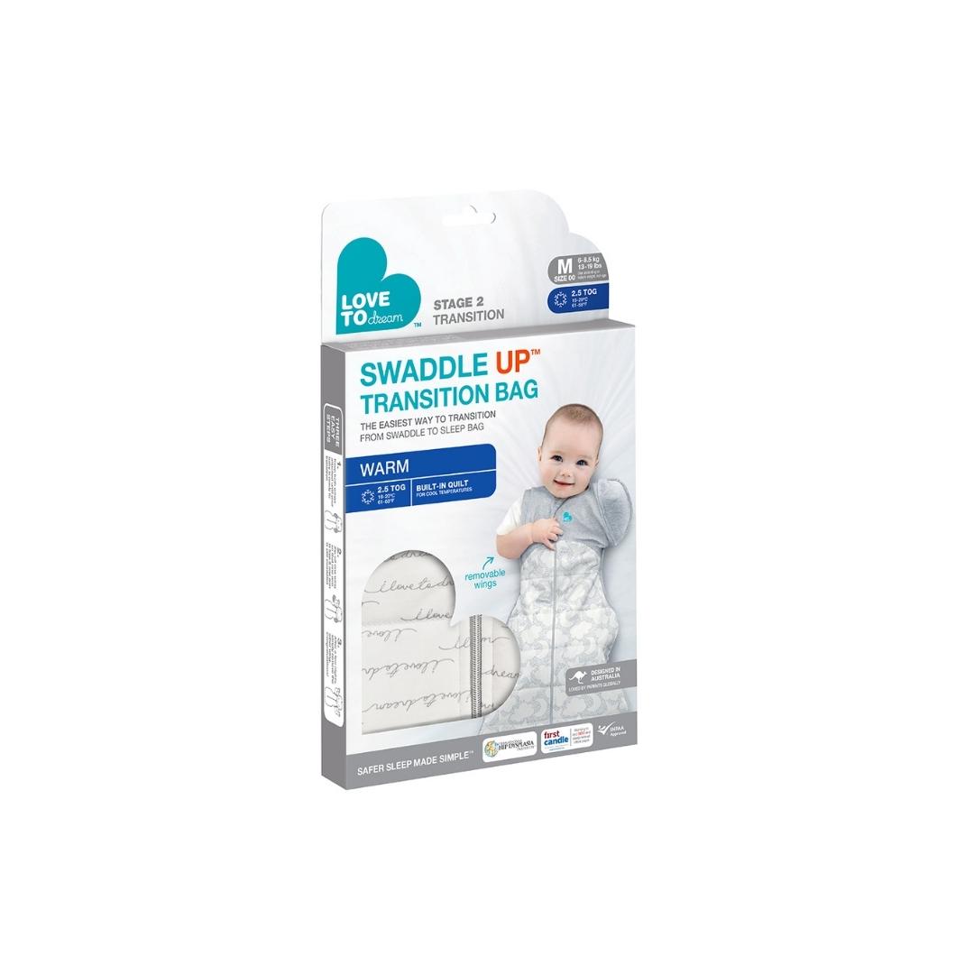 Swaddle UP™ Transición Etapa 2 - Tog 2.5 - Blanco