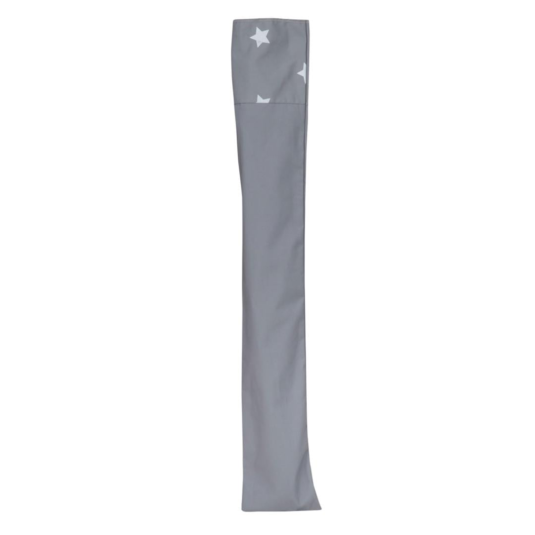 Pañalera Poplin Gris Estrellas Grandes