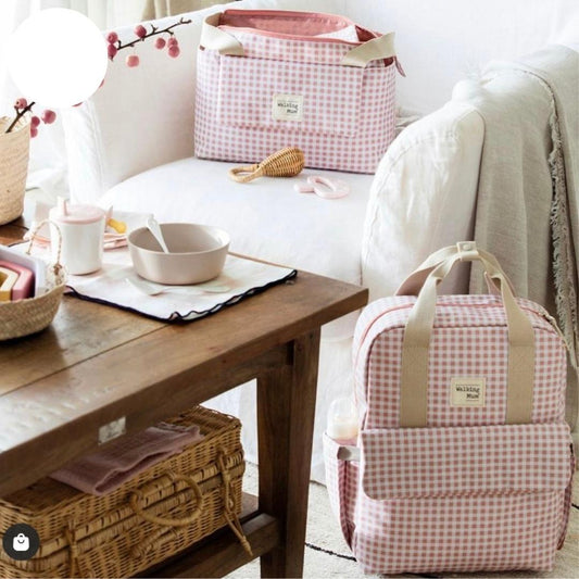 Mochila maternidad Vichy Rosa