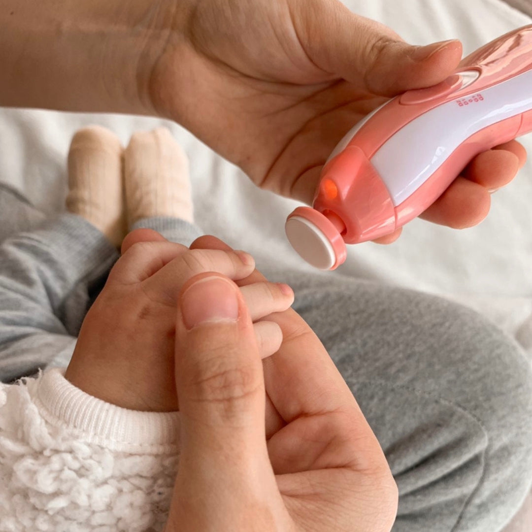Limador de uñas para bebes y niños rosa