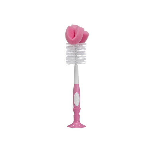 Cepilllo limpieza mamadera Rosado