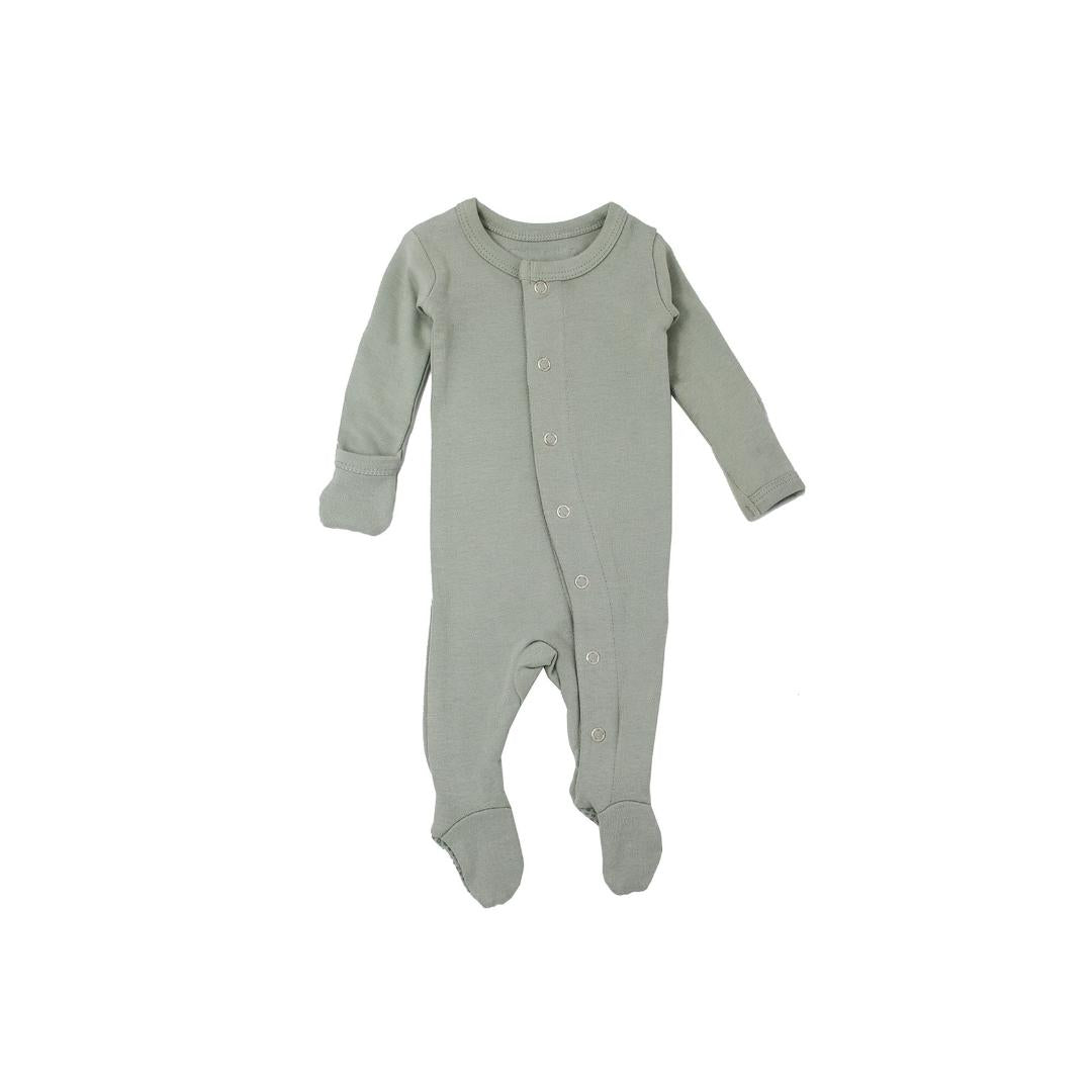 Conjunto Pijama con broches Verde - 0-3