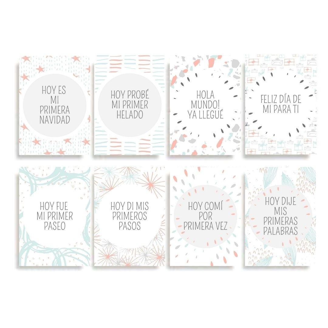 Tarjetas para Fotos Hitos Festa Menta