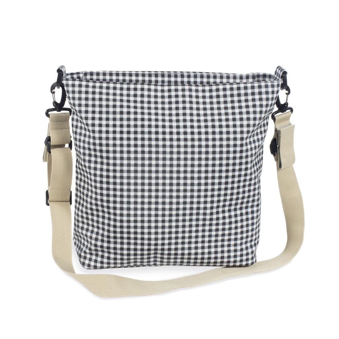 Bolso maternidad Vichy negro