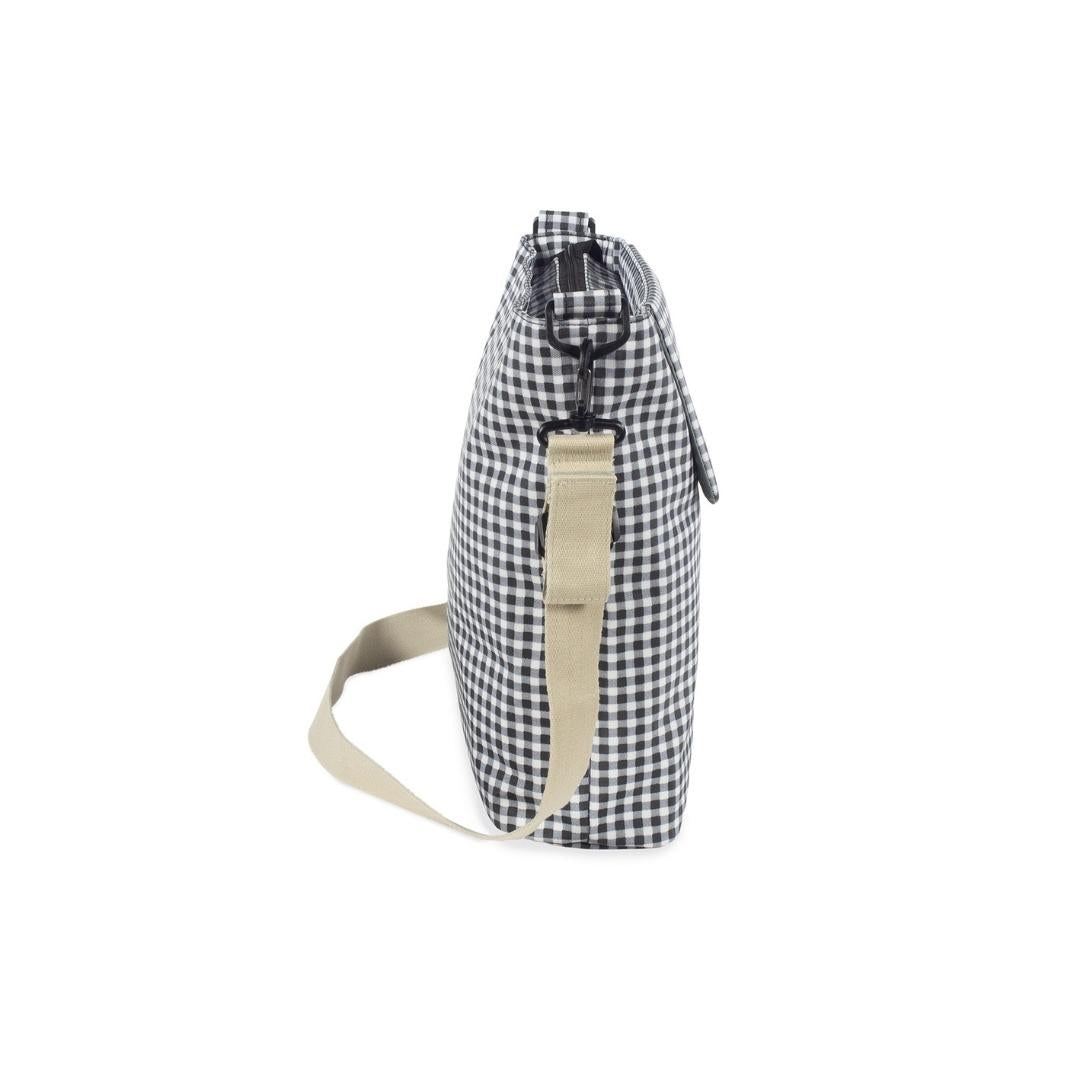 Bolso maternidad Vichy negro