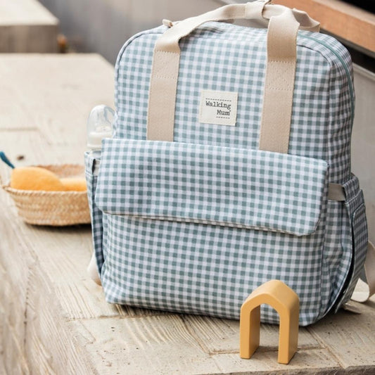 Mochila maternidad Vichy Verde